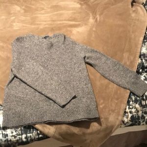 Gray Gap Wool Sweater